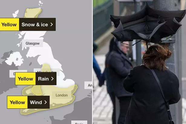 UK weather: New Year's Day wind and rain horror as millions warned of power cuts and travel chaos