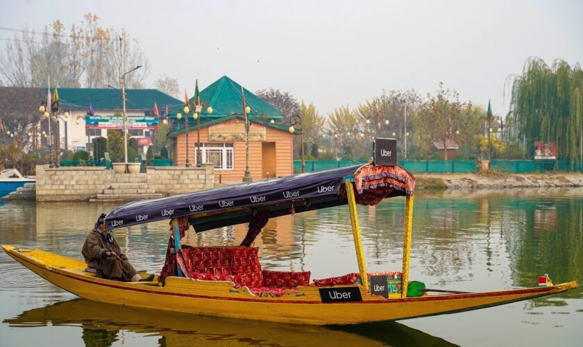 Uber floats Asia’s first boat taxi service on Kashmir’s picturesque Dal Lake