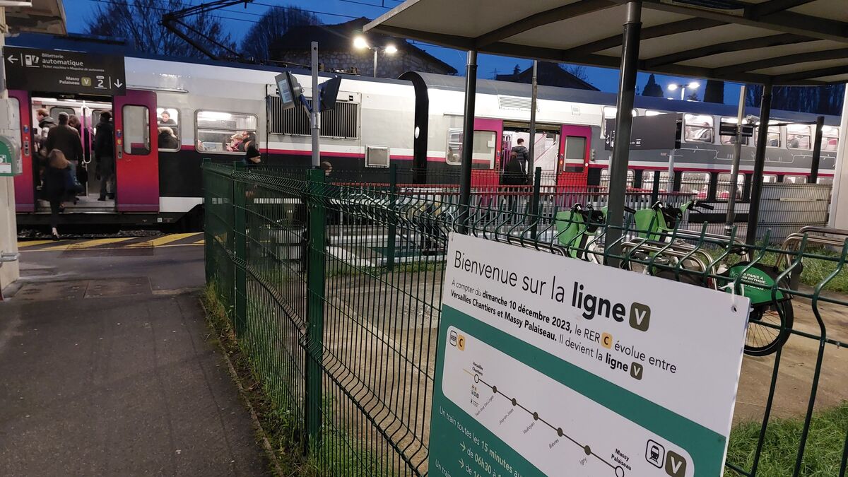 Un an après le débranchement du RER C entre Massy et Versailles, la ligne V est « plus fiable »