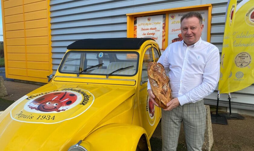 Une success-story de père en fils : le boulanger Philippe Mahoudeaux écoule 10 000 baguettes par jour