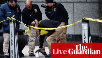 UnitedHealthcare CEO shooting: police hunt suspect after ‘targeted attack’ outside hotel – latest updates