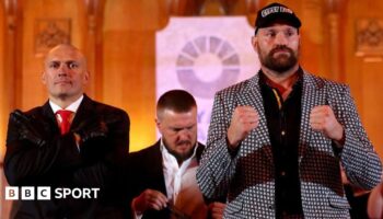 Head to head stats for Oleksandr Usyk v Tyson Fury. Age - 37 for Usyk, 36 for Fury. Height - 6' 3'' for Usyk, 6' 9'' for Fury. Reach - 78'' for Usyk, 85'' for Fury