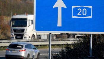 Die A20 wird in Fahrtrichtung Stettin temporär gesperrt (Symbolbild) Foto: Carsten Rehder/dpa