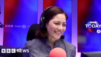 Watch: Forgive me for crashing the pips, says Mishal Husain in her final Today programme