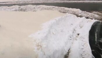 Weird brown snow that irritates skin blankets US town and prompts warning