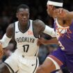 Dennis Schröder spielt zukünftig für die Golden State Warriors - sein achtes Team im zwölften NBA-Jahr. Foto: Rick Scuteri/AP/dp