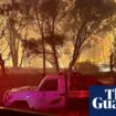 Western Sydney swelters as 300 Victorian firefighters battle bushfires