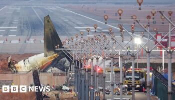 Why was there a wall near runway at South Korea plane crash airport?