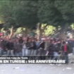 14e anniversaire de la révolution tunisienne : les manifestants dans les rues de Tunis