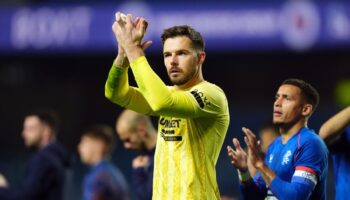 Jack Butland will miss Old Firm derby due to ‘a significant bleed’ to his leg