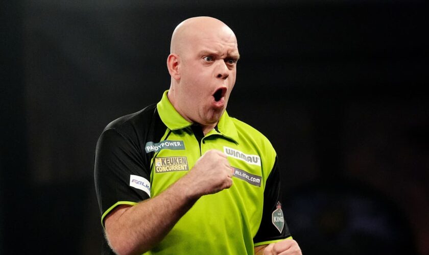 Michael van Gerwen thrashes Chris Dobey to reach World Championship final