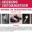 FBI releases new video of a suspect planting a pipe bomb near DNC offices on eve of the Capitol riot