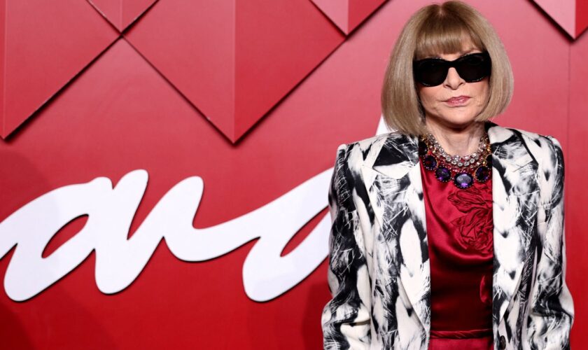 Anna Wintour poses on the red carpet of The Fashion Awards 2024 at the Royal Albert Hall in London, Britain, December 2, 2024. REUTERS/Hannah McKay N