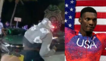 US Olympic track star is tased and arrested after confrontation with police: Lawyer says cops ‘overreacted’