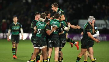 Fin Smith’s last-gasp penalty helps Northampton Saints sink Bath in pulsating clash