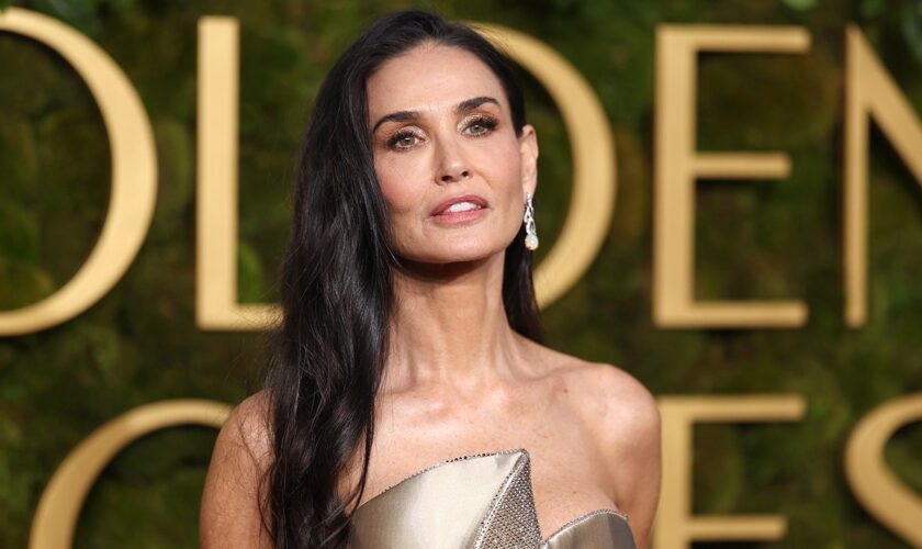 Demi Moore wins first Golden Globe after nearly quitting acting career