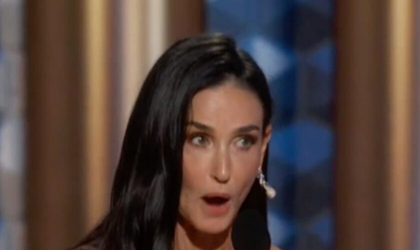 Demi Moore shares hurtful comment that ‘corroded’ her career in Golden Globes acceptance speech