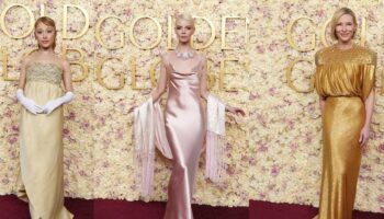 Ariana Grande, Anya Taylor-Joy and Cate Blanchett recycle gowns for the 2025 Golden Globes