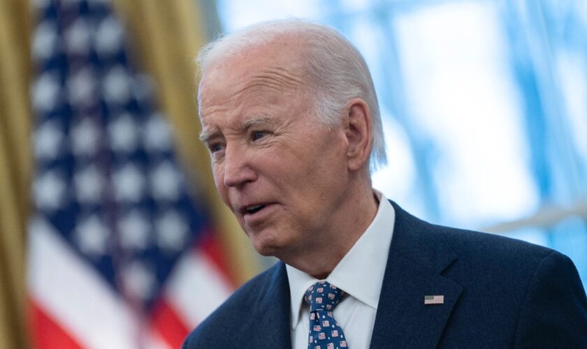 Joe Biden à la Maison Blanche, à Washington, le 3 janvier 2025