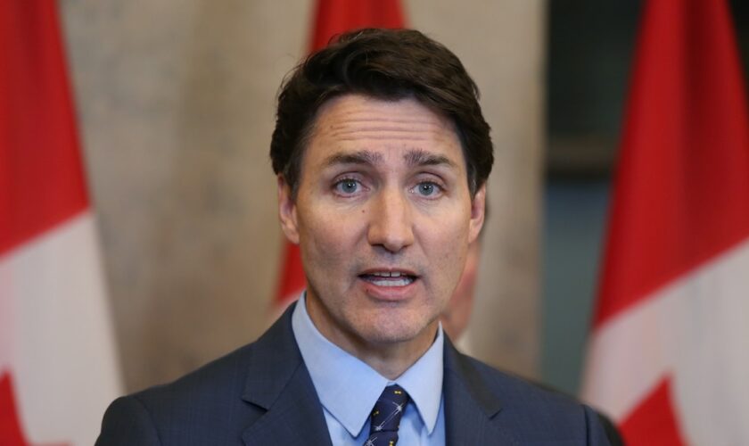 Le Premier ministre canadien Justin Trudeau, le 14 octobre 2024 à Ottawa