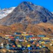 Colourful houses in East Greenland. Pic: AP