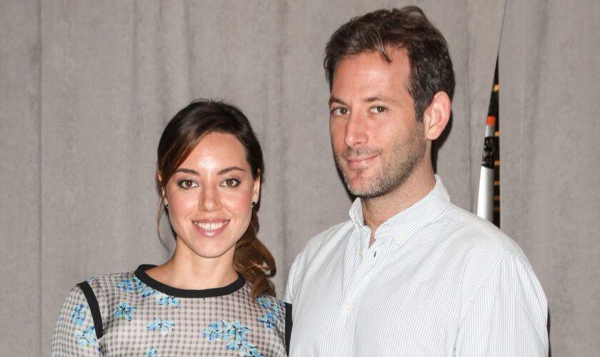 **FILE PHOTO** Jeff Baena Dies aged 47. NEW YORK, NY - JULY 30: Aubrey Plaza and Jeff Baen pictured as actors Aubrey Plaza and Dane DeHaan and director Jeff Baena stop by AOL NYC headquarters to discuss their latest film 'Life After Beth,' as part of AOL's BUILD Speaker Series on July 30, 3014 in New York City. Credit: Diego Corredor/MediaPunch /IPX