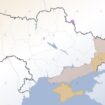 Ukrainekarte aktuell: Ukraine greift Regionalhauptstadt Kursk an