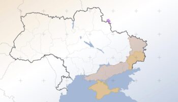 Ukrainekarte aktuell: Ukraine greift Regionalhauptstadt Kursk an