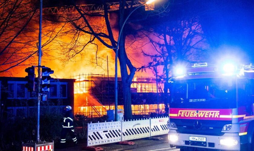 Schulneubau in Hamburg wird ein Opfer der Flammen