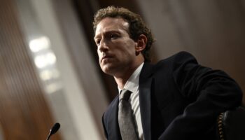 Mark Zuckerberg, PDG de Meta, auditionné au Sénat américain à Washington, le 31 janvier 2024.