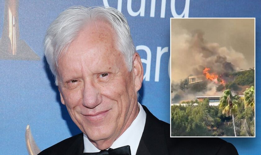 James Woods evacuates home threatened by LA wildfire