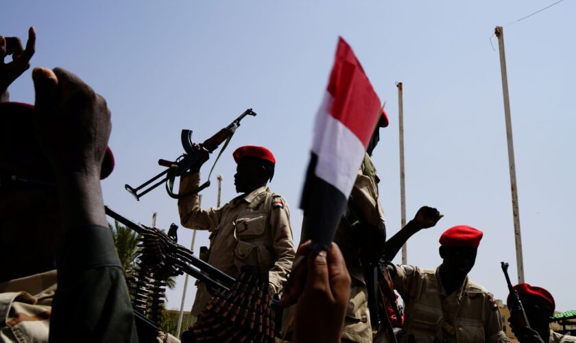 RSF soldiers in Khartoum, Sudan, June 2019. Pic: Reuters