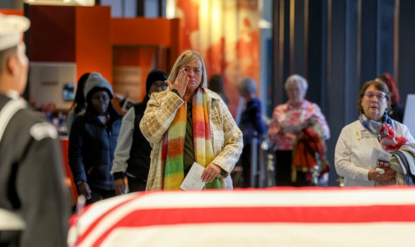 Jimmy Carter funeral latest: Former president lies in state at US Capitol Rotunda