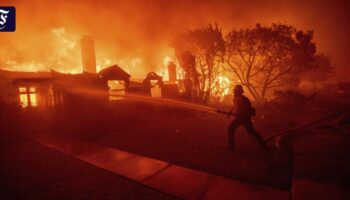 Kalifornien: Waldbrand bei Los Angeles zwingt Zehntausende zur Flucht