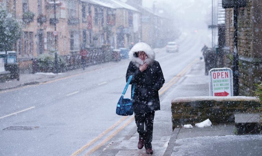 New snow warning as temperatures could drop to -16C this week