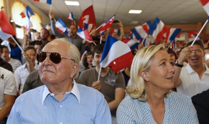 Marine Le Pen réagit à la mort de Jean-Marie Le Pen avec un message sans référence politique