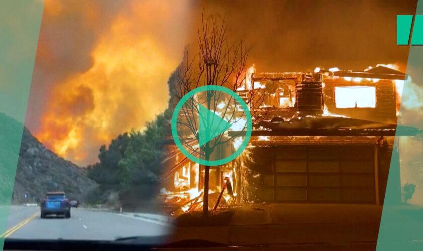 Les images terrifiantes de Los Angeles menacée par un violent feu de forêt