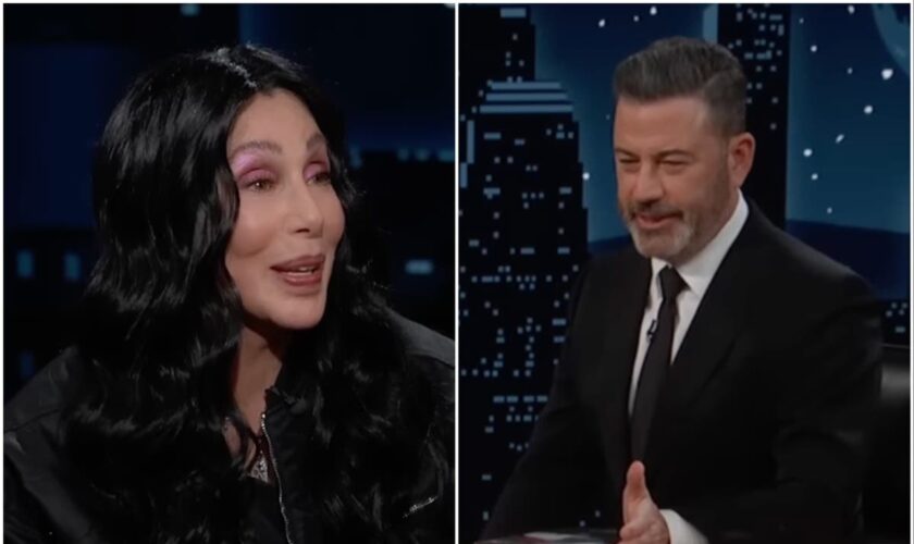 Cher makes audience laugh with backhanded Jimmy Kimmel compliment