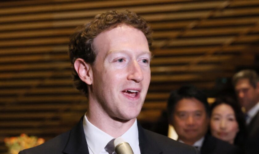 Mark Zuckerberg, le PDG de Meta, ici le 27 février 2024 au Japon.