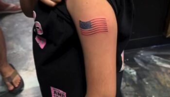 A 9-year-old girl who wanted a Trump tattoo was talked into a flag instead. Now, the artist is defending his work