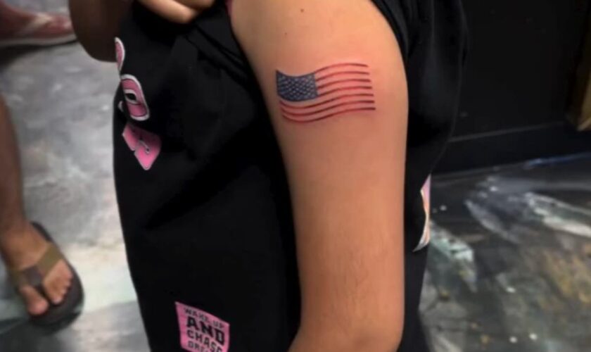 A 9-year-old girl who wanted a Trump tattoo was talked into a flag instead. Now, the artist is defending his work