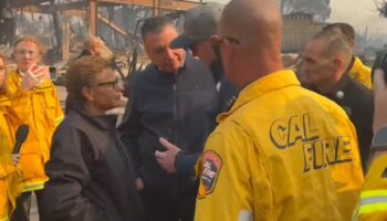 Los Angeles Mayor Karen Bass scrutinized for being abroad as wildfires ravage city