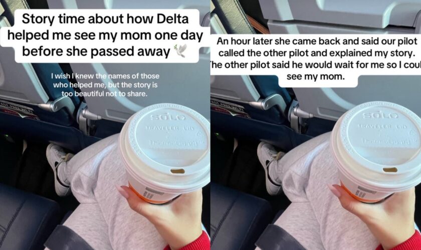 Delta Airlines praised for holding flight to allow daughter time with dying mother