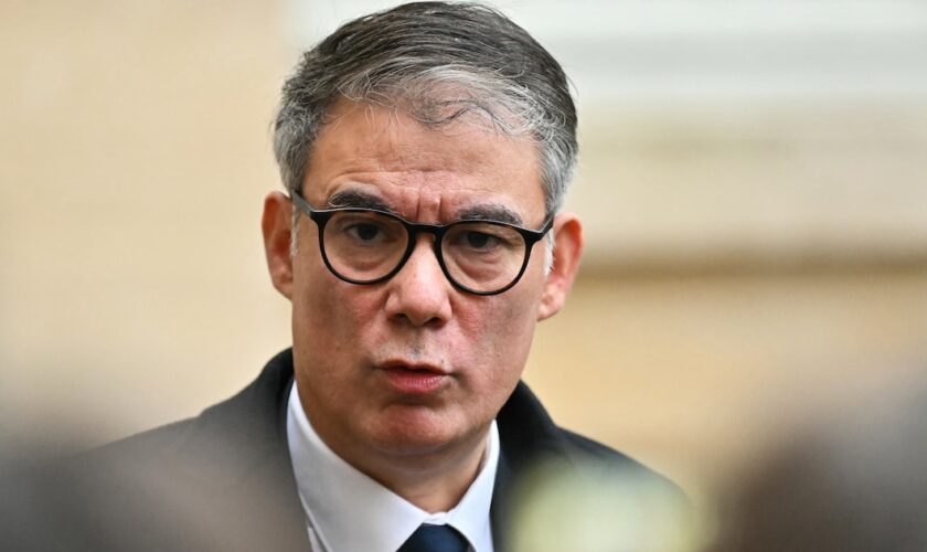 Olivier Faure à Matignon, le 16 décembre 2024.