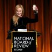 Nicole Kidman recreates sensual Babygirl milk scene onstage as she receives best actress award