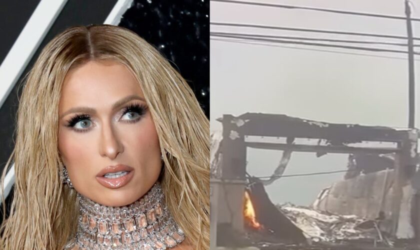 Paris Hilton ‘heartbroken’ after watching $8.4m mansion burn down in Palisades wildfire on live TV