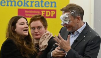 Reaktionen zu Wurf auf Lindner – „Fängt mit Torte an und hört mit Sprengsätzen auf“