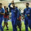 Cricket - T20 World Cup - Semi Final - South Africa v Afghanistan - Brian Lara Stadium, Tarouba, Trinidad and Tobago - June 26, 2024 Afghanistan's Rashid Khan and teammates react after the match REUTERS/Ash Allen