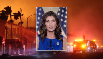 Powerful fire union that was neutral in 2024 backs Noem for DHS as California wildfires rage