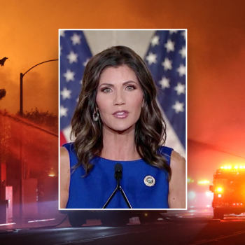 Powerful fire union that was neutral in 2024 backs Noem for DHS as California wildfires rage